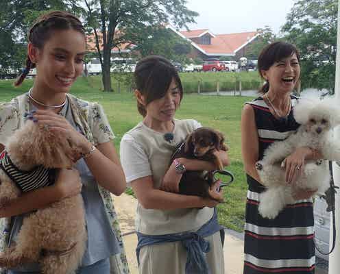 滝沢カレン&安田美沙子、愛犬と行く軽井沢日帰り旅行を満喫