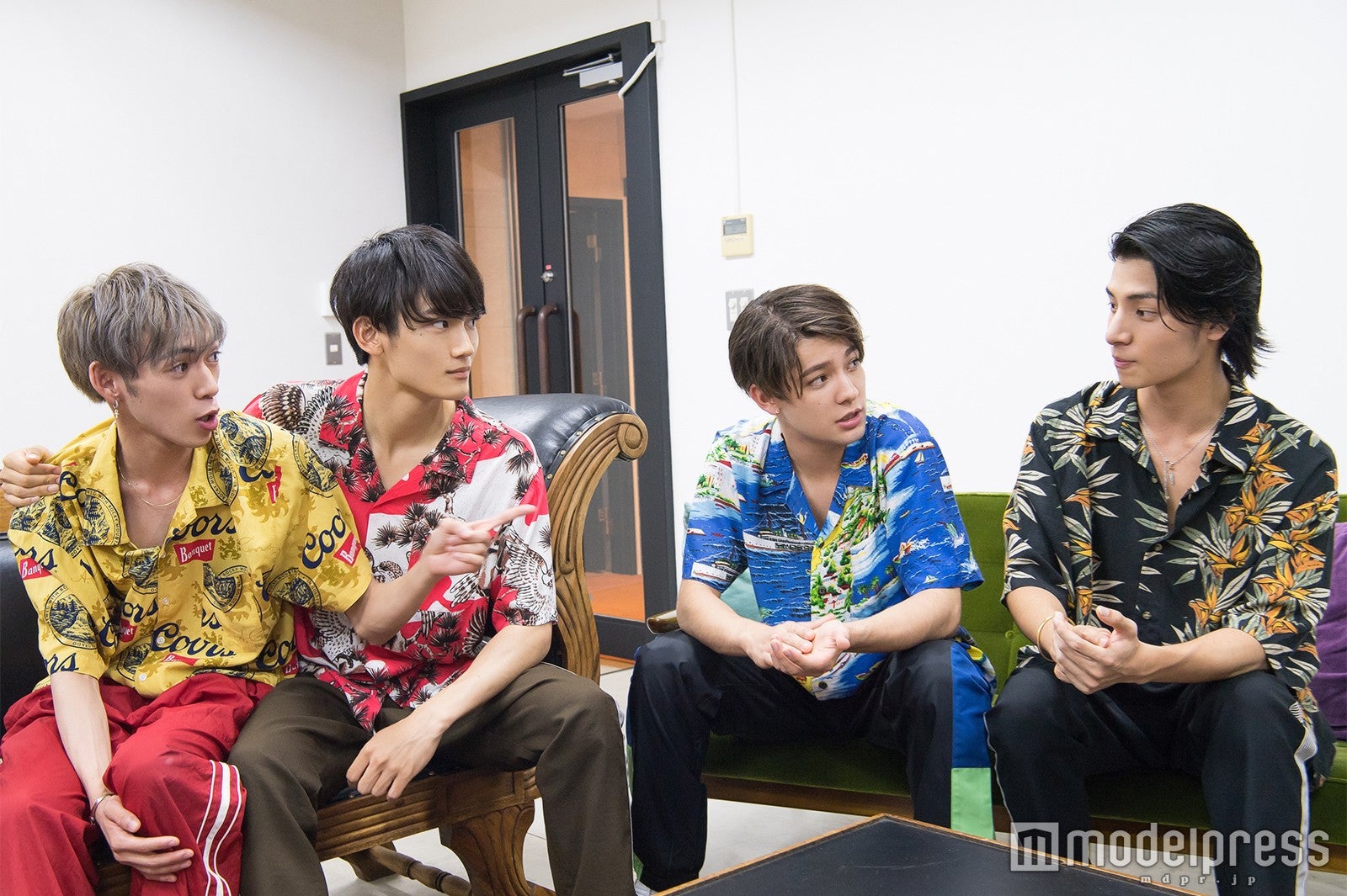 とにかくアツく語り合う！UとFuは終始イチャイチャ（！？）／ANTIME（左から）U、Fu、Kauan、AM（C）モデルプレス