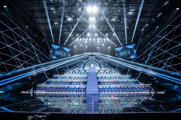 「PRODUCE 101 JAPAN」収録現場の様子(C)LAPONE ENTERTAINMENT