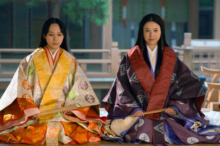 南沙良、吉高由里子「光る君へ」第45話(C)NHK