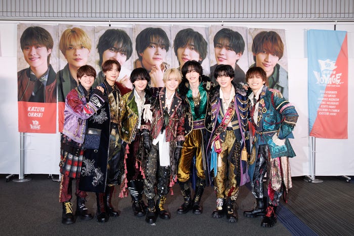 なにわ男子(左から)大橋和也、高橋恭平、大西流星、西畑大吾、道枝駿佑、長尾謙杜、藤原丈一郎(提供写真)