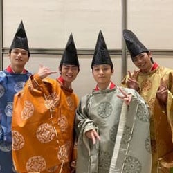 『ウチ彼』"渉先生"東啓介"ケンタ"中川大輔らかぐや姫に求婚する殿たち公開!
