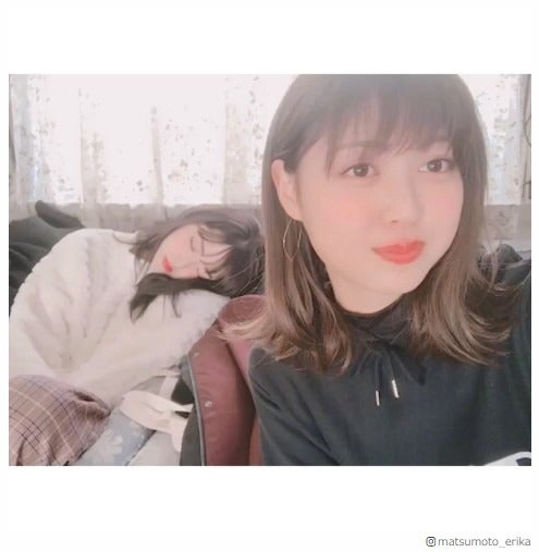 鈴木愛理の寝顔を松元絵里花が隠し撮り「可愛すぎる」「天使」と反響