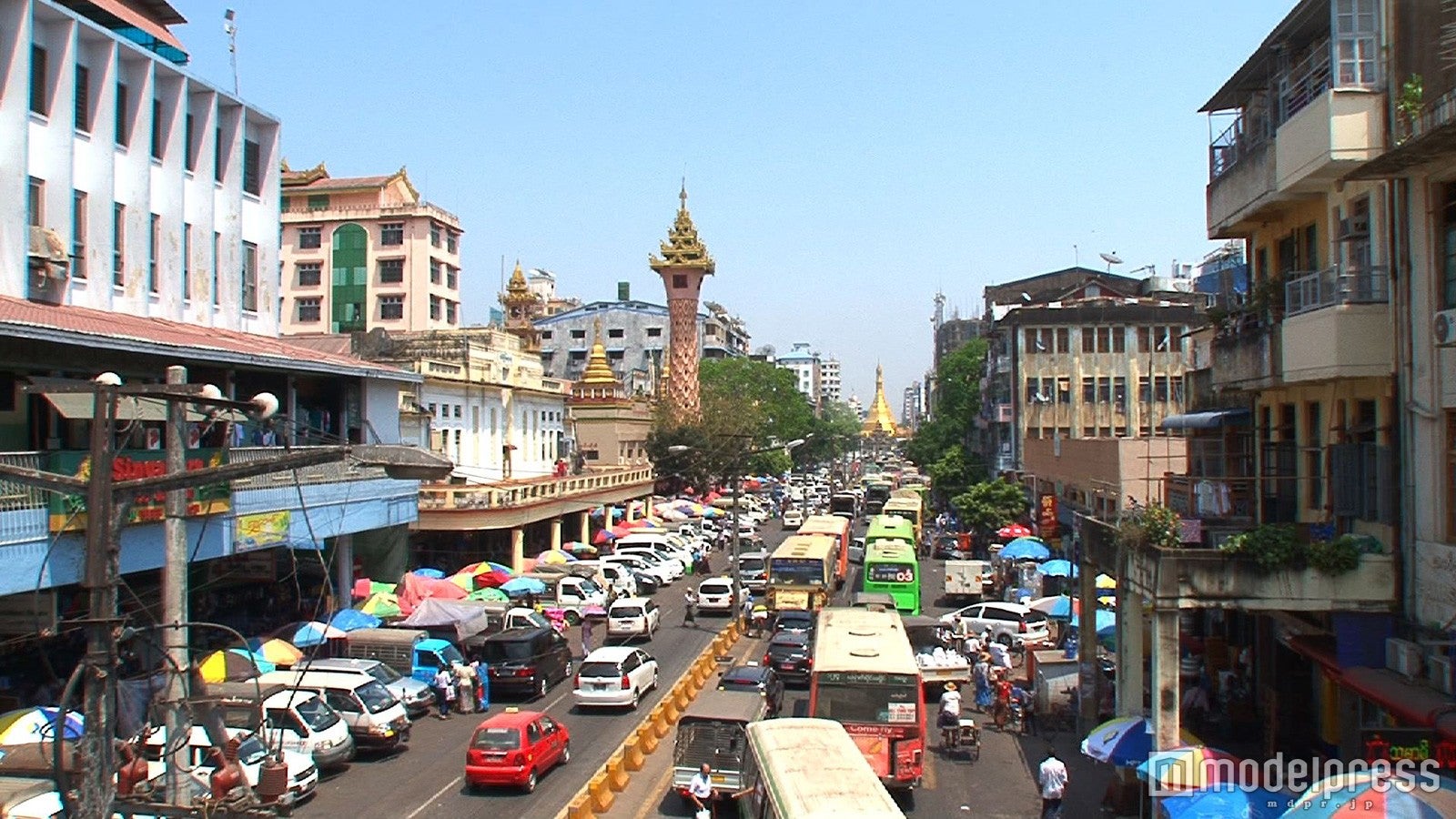 ミャンマーの風景／画像提供：毎日放送