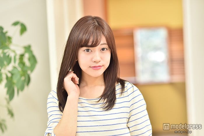 コンテストを応援する「Coordi Auction」イメージガールの大澤玲美