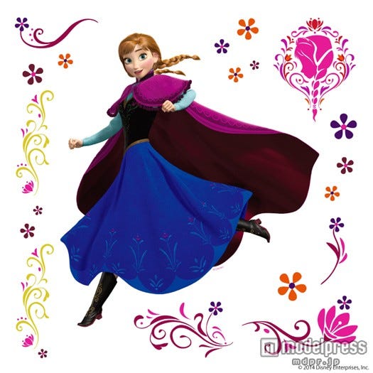 アナのステッカー