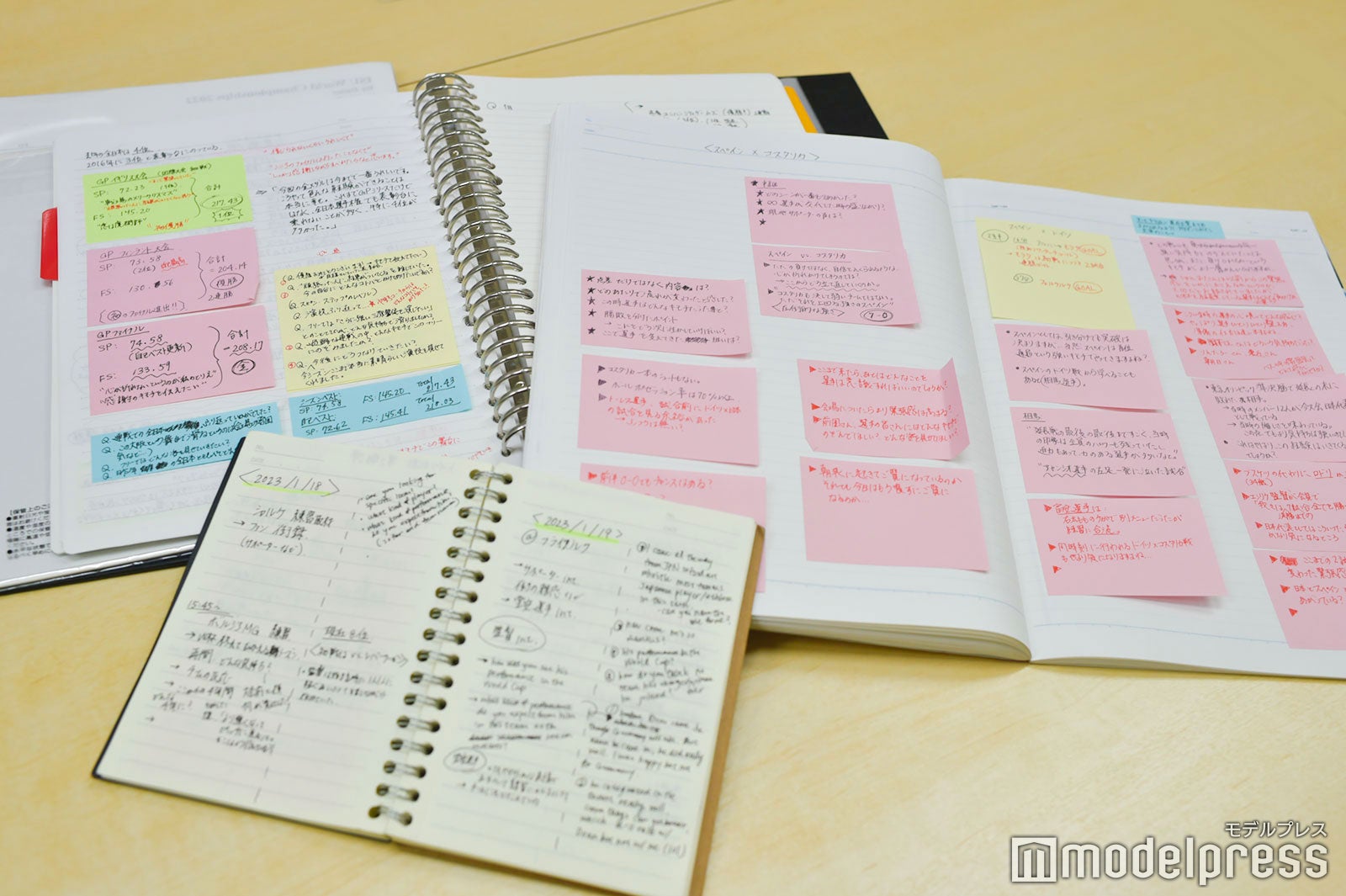 佐久間みなみアナの手書き資料を特別に見せていただきました！（C）モデルプレス