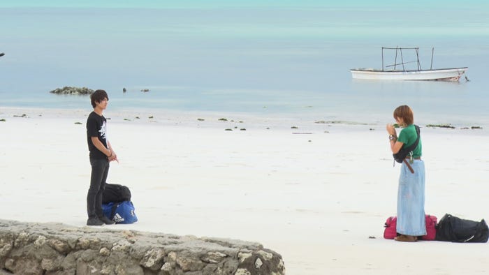 JOYくん、ハスキー「あいのり:African Journey」第22話より(C)フジテレビ