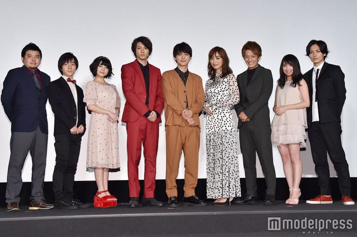 永江二郎監督、浦上晟周、根本凪、山田裕貴、吉沢亮、内田理央、大倉士門、上野優華、久保田悠来(C)モデルプレス