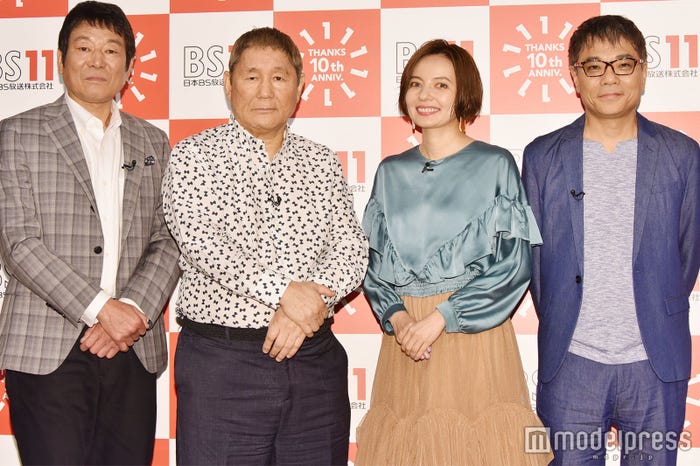 (左から)ダンカン、ビートたけし、ベッキー、いとうせいこう (C)モデルプレス