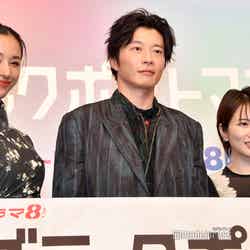 （左から）高橋メアリージュン、田中圭、志田未来（C）モデルプレス