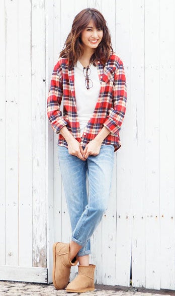 チェック柄ネルシャツ「神戸レタス」1690円（税込）／画像提供：神戸レタス