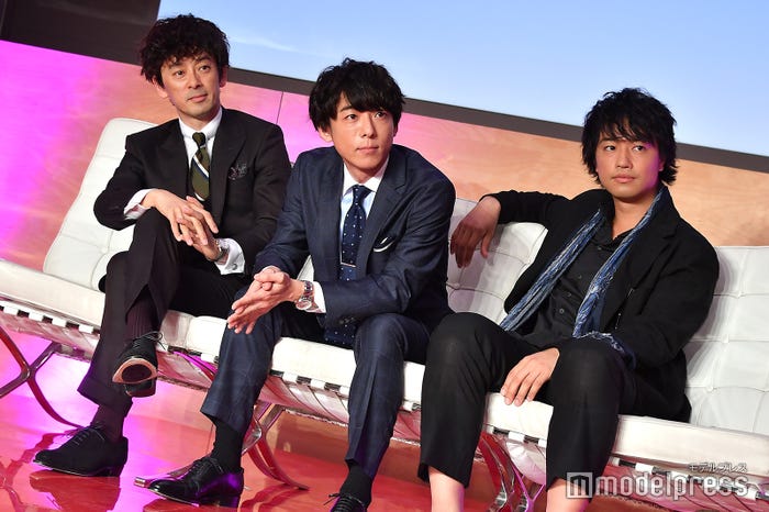 (左から)滝藤賢一、高橋一生、斎藤工 (C)モデルプレス