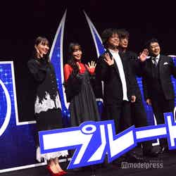 （左から）内田理央、日笠陽子、浦沢直樹、藤真秀、関俊彦（C）モデルプレス