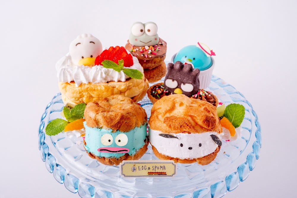 新宿でサンリオ男の子ユニット「はぴだんぶい」コラボカフェ、ポチャッコやハンギョドンがメニュー化