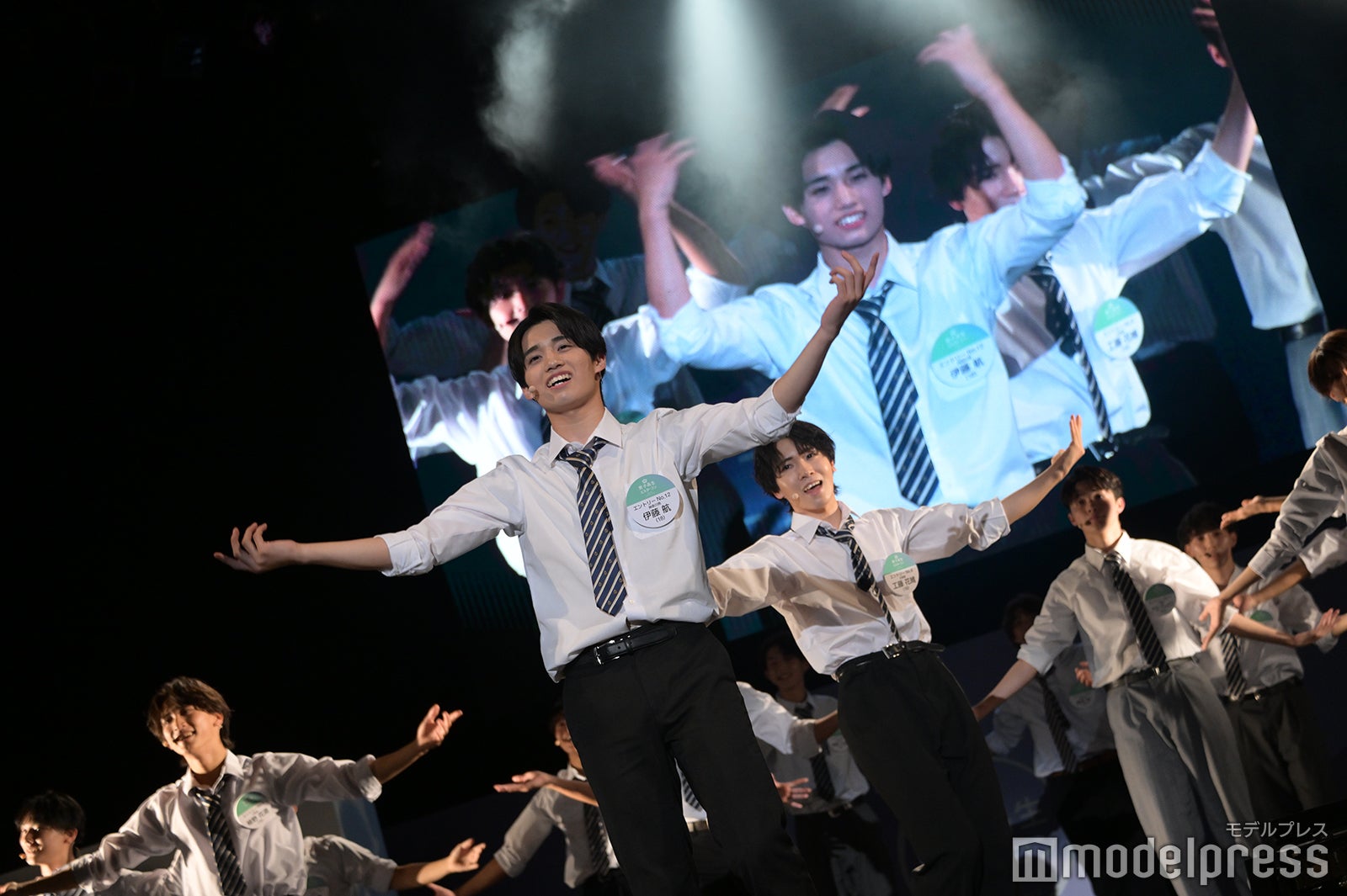 「男子高生ミスターコン2023」審査結果発表の様子（C）モデルプレス
