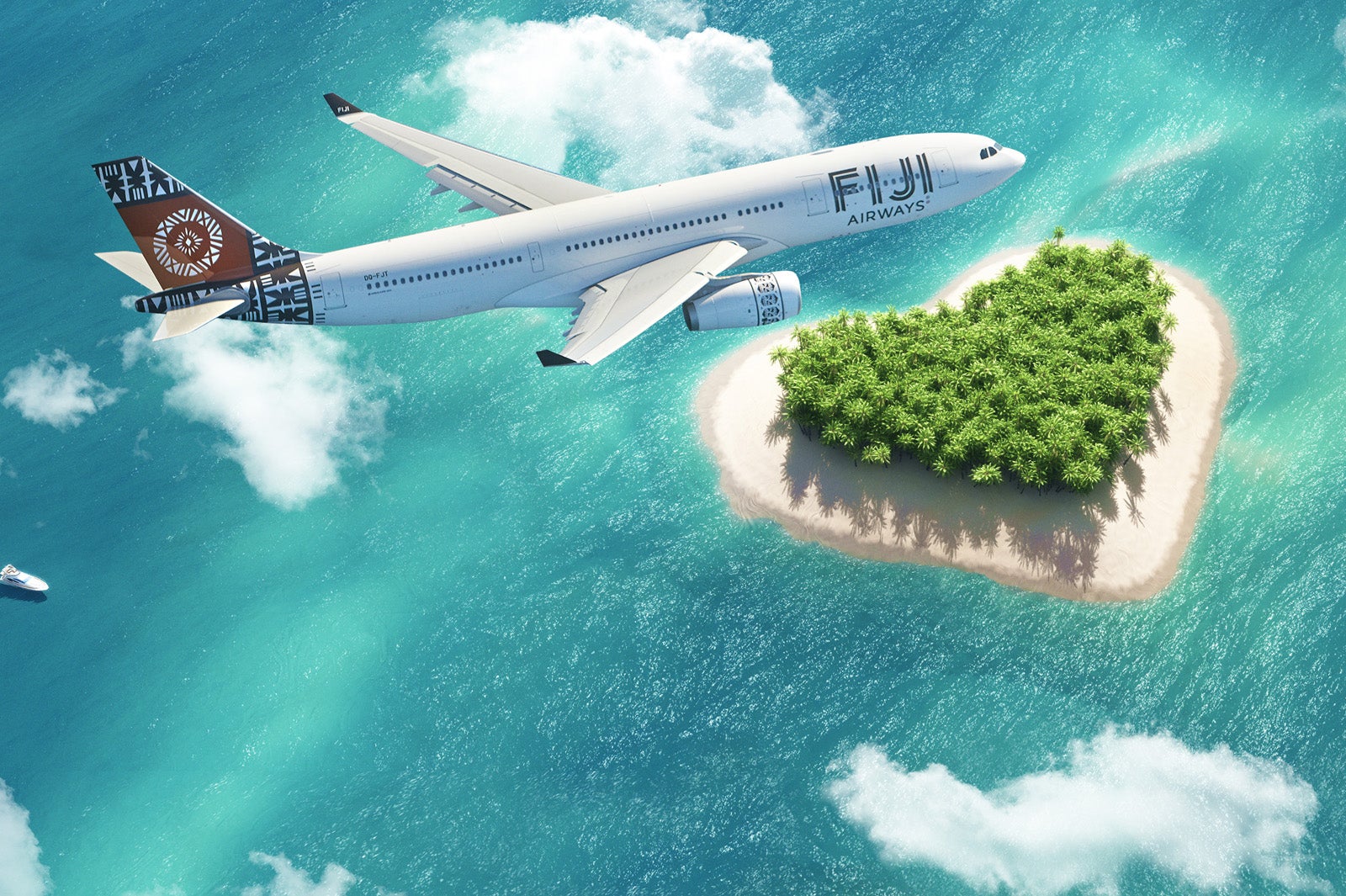 フィジーエアウェイズで行く空の旅／写真提供：フィジーエアウェイズ