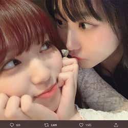 モデルプレス - IZ*ONE矢吹奈子の誕生日、HKT48田中美久が祝福 “なこみく”秘蔵ショット公開に反響