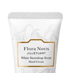 「ホワイトスノードロップ ハンドクリーム」（※ボディ・ハンドのみの使用を推奨）（C）Flora Notis JILL STUART