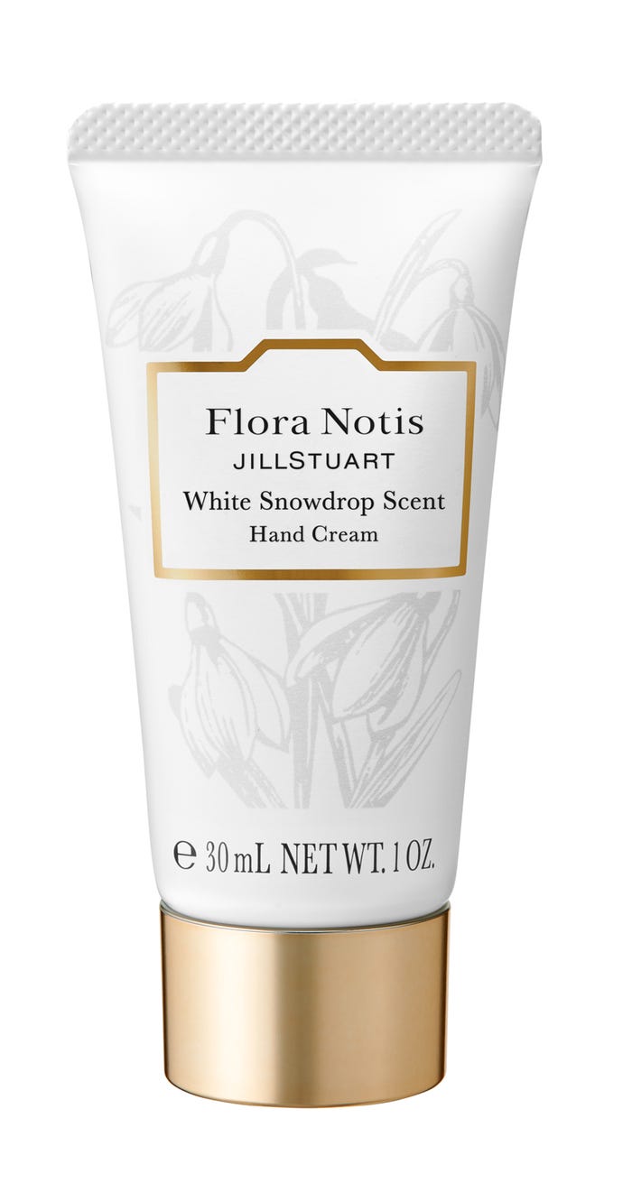 「ホワイトスノードロップ ハンドクリーム」(※ボディ・ハンドのみの使用を推奨)(C)Flora Notis JILL STUART