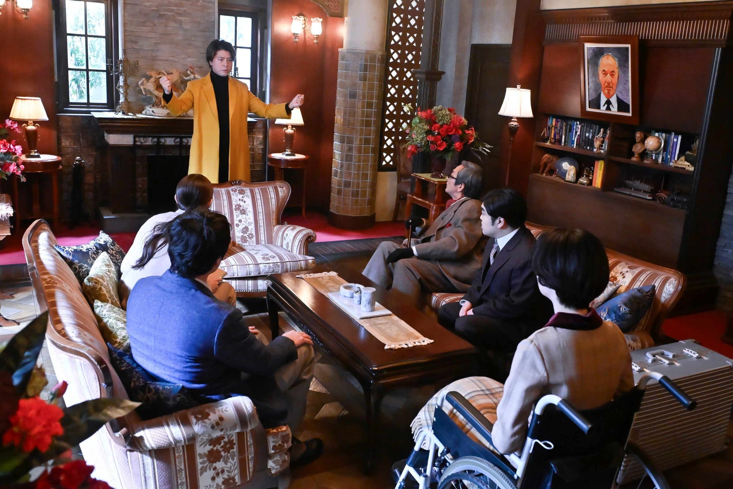 忍成修吾、内田理央、上川隆也、佐戸井けん太、加藤諒、菅野莉央「問題物件」第10話より（C）フジテレビ