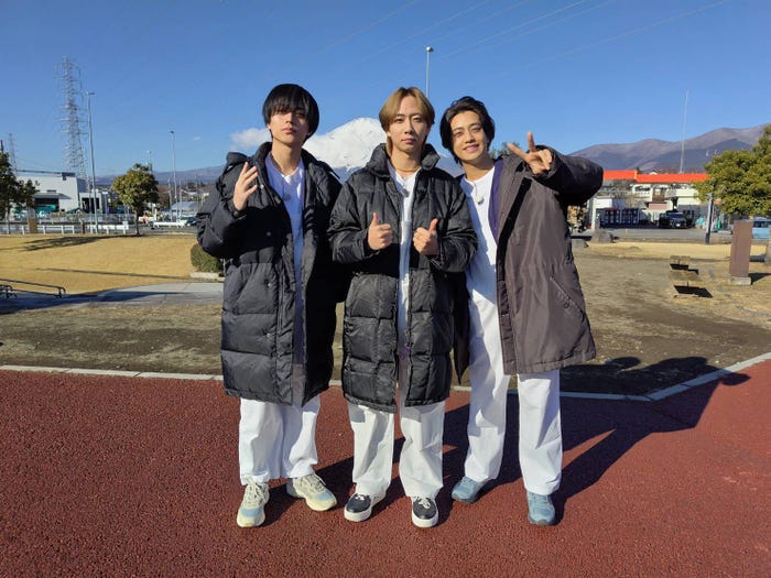 永瀬廉、中村海人、高橋海人(C)日本テレビ