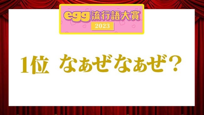 「2023年ギャル流行語大賞」(提供写真)