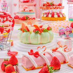 「ストロベリー・ハートファクトリー」いちごスイーツビュッフェ/提供画像