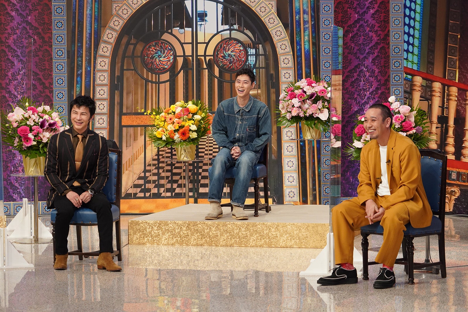 武田真治、戸塚純貴、大悟（C）日本テレビ