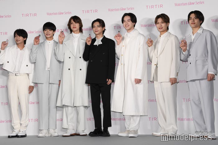藤井直樹、浮所飛貴、佐藤龍我、佐藤勝利、岩崎大昇、那須雄登、金指一世(C)モデルプレス