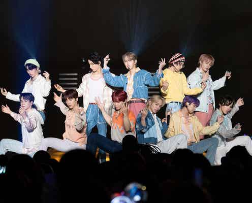 JO1、11人全員で初の「僕らの季節」 川尻蓮はPENTAGON・YUTOと感動の再会<KCON 2022 Premiere>