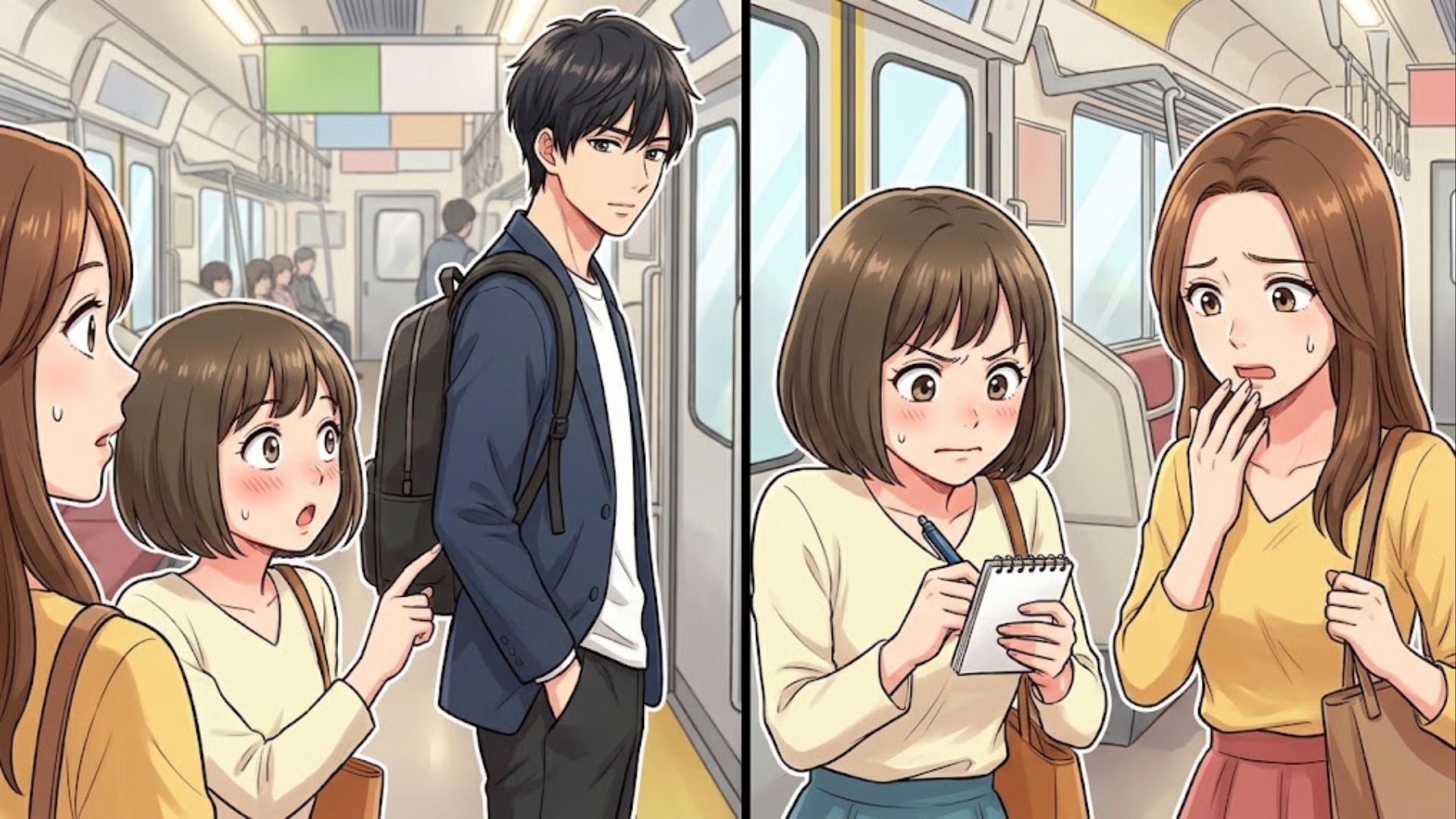 「お気持ちはうれしいんですけど、僕まだ...」電車で出会ったイケメンにひと目惚れ♡“肉食系”の友人が大胆アプローチするも、【衝撃の事実】が発覚して...！？
