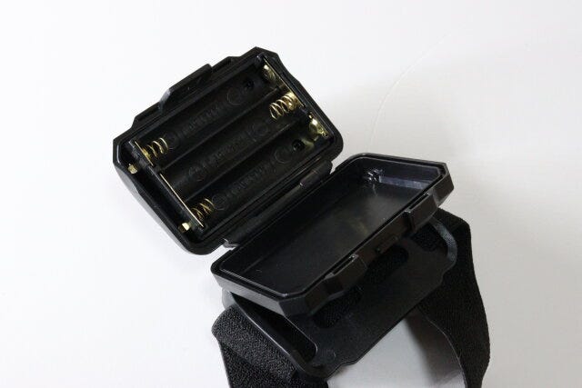 モーションセンサー付ヘッドライト　電池式