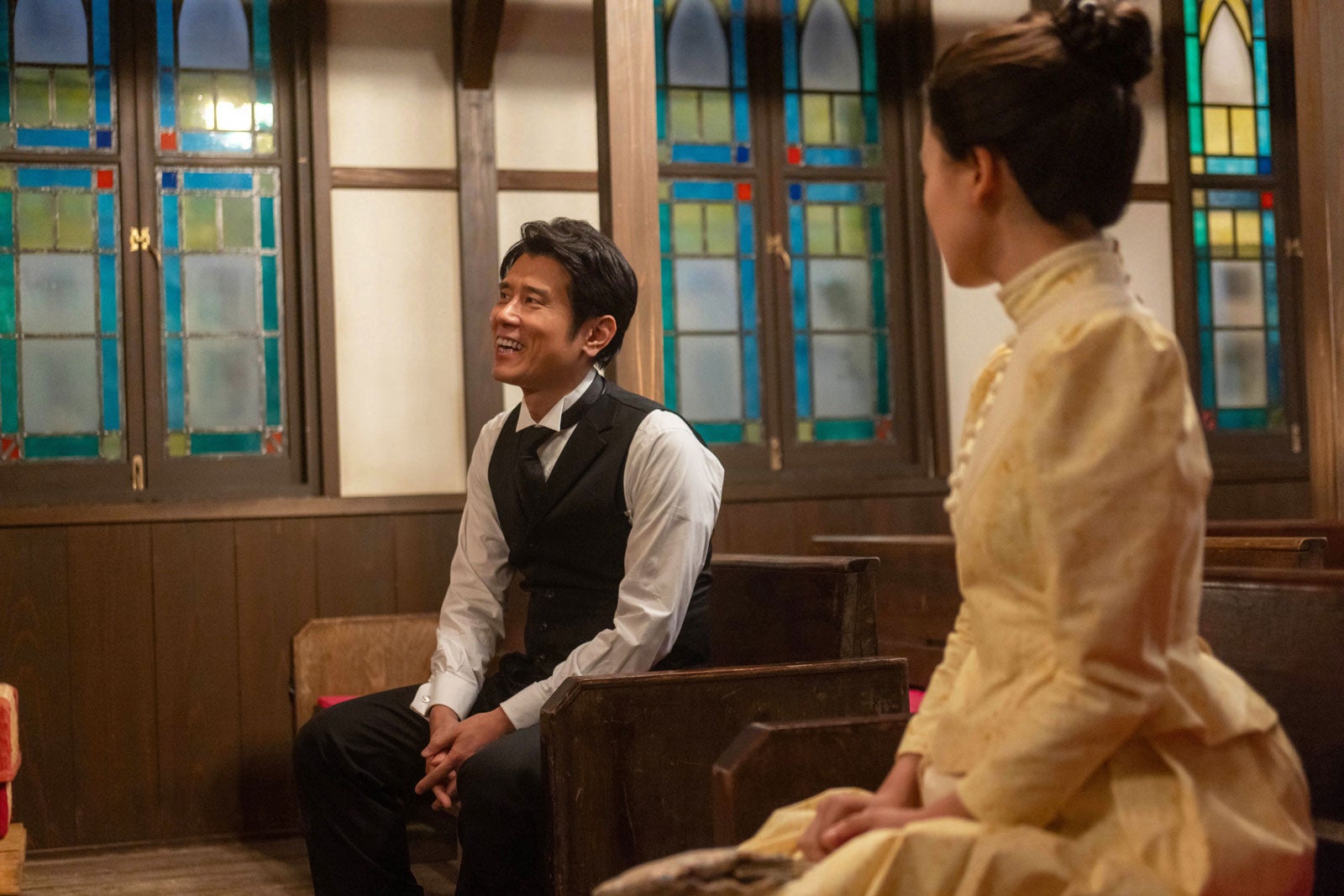 原田泰造、上坂樹里「風、薫る」第17話（C）NHK