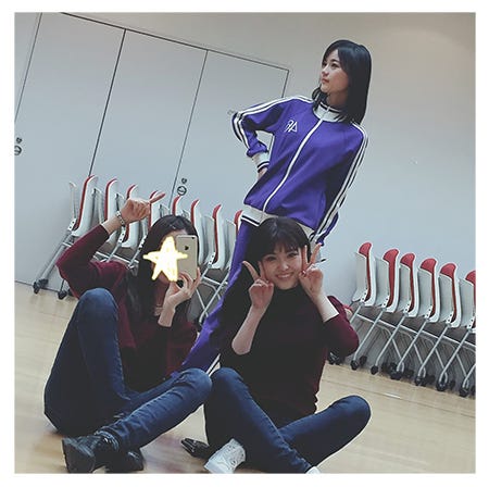 橋本奈々未、松村沙友理、生田絵梨花(後ろ)/橋本奈々未オフィシャルブログより