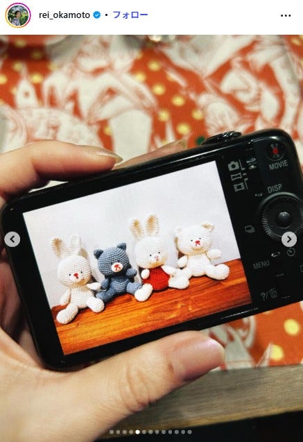 岡本玲Instagramより