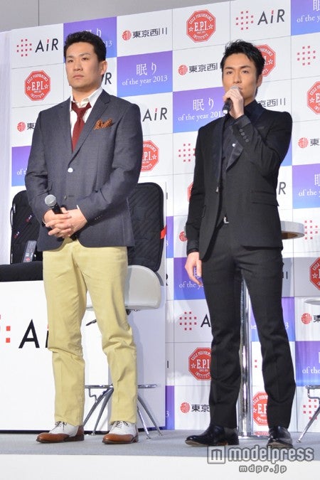 （左から）田中将大投手、EXILE・TETSUYA