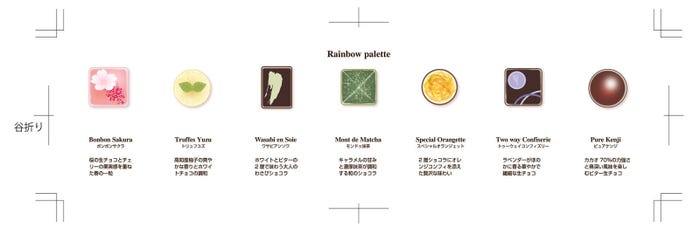 「匿名の恋人たち」レインボーパレットイラスト(提供写真)