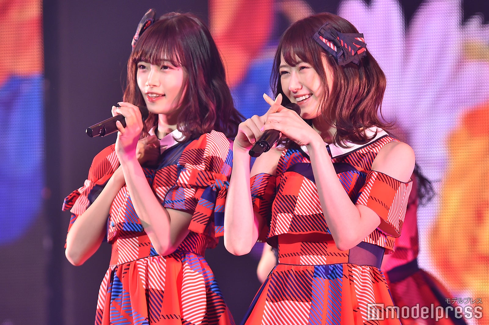 中井りか、西潟茉莉奈「NGT48 選抜メンバーコンサート ～TDC 選抜、合宿にて決定。初めての経験～」 （C）モデルプレス