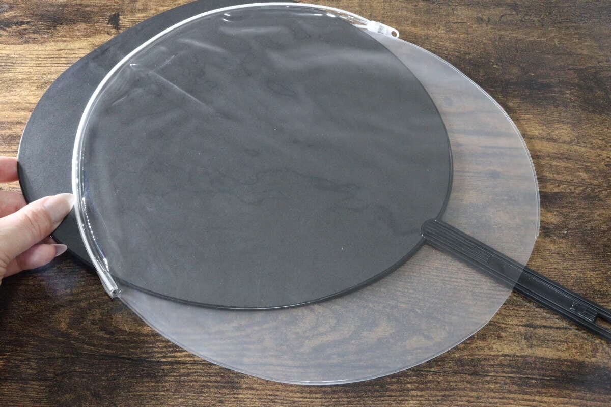 ダイソーの韓国うちわ対応ケースの使用例