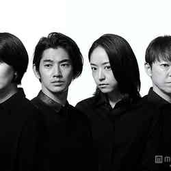 NODA　MAP公演「逆鱗（げきりん）」に出演する（左から）松たか子、瑛太、井上真央、阿部サダヲ【モデルプレス】