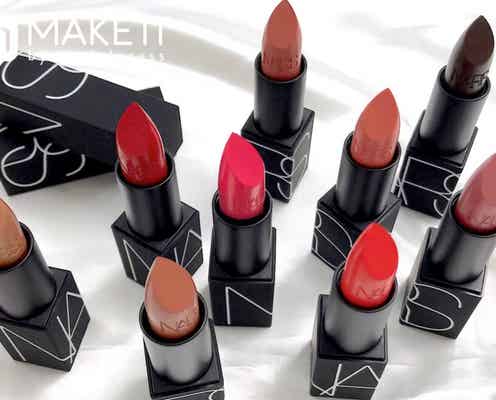 【NARS リップスティック 全色レビュー<サテン編>】官能的な光沢でオトナの唇を演出