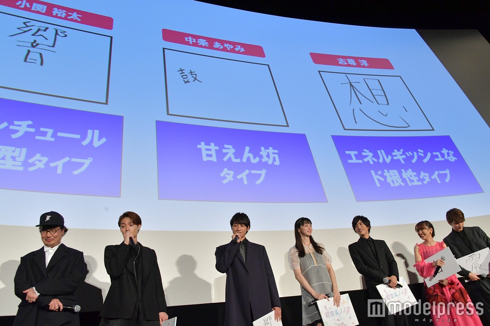 筆跡結果（C）モデルプレス