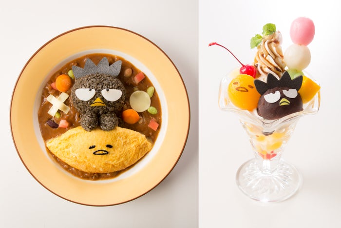 大阪「ぐでたまかふぇ」が“バッドばつ丸”と初コラボ！太々しい可愛さをメニューで再現（C）1993, 2013, 2018 SANRIO CO., LTD. APPROVAL NO.S592279