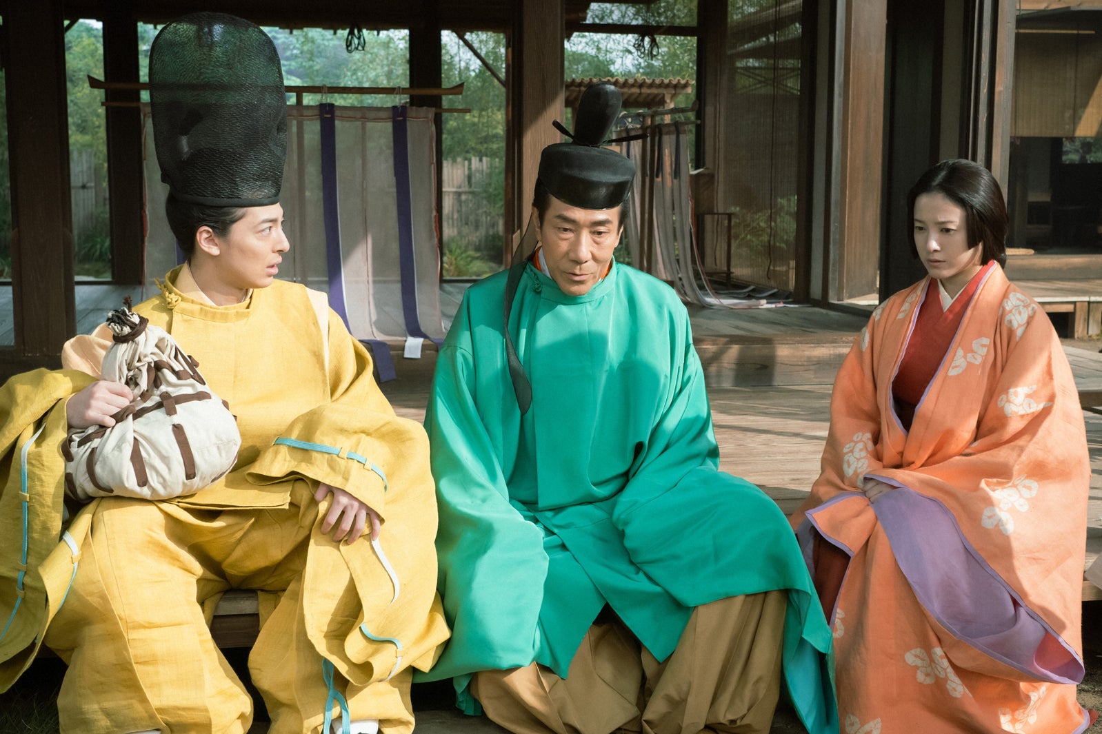 高杉真宙、岸谷五朗、吉高由里子「光る君へ」第11話より（C）NHK