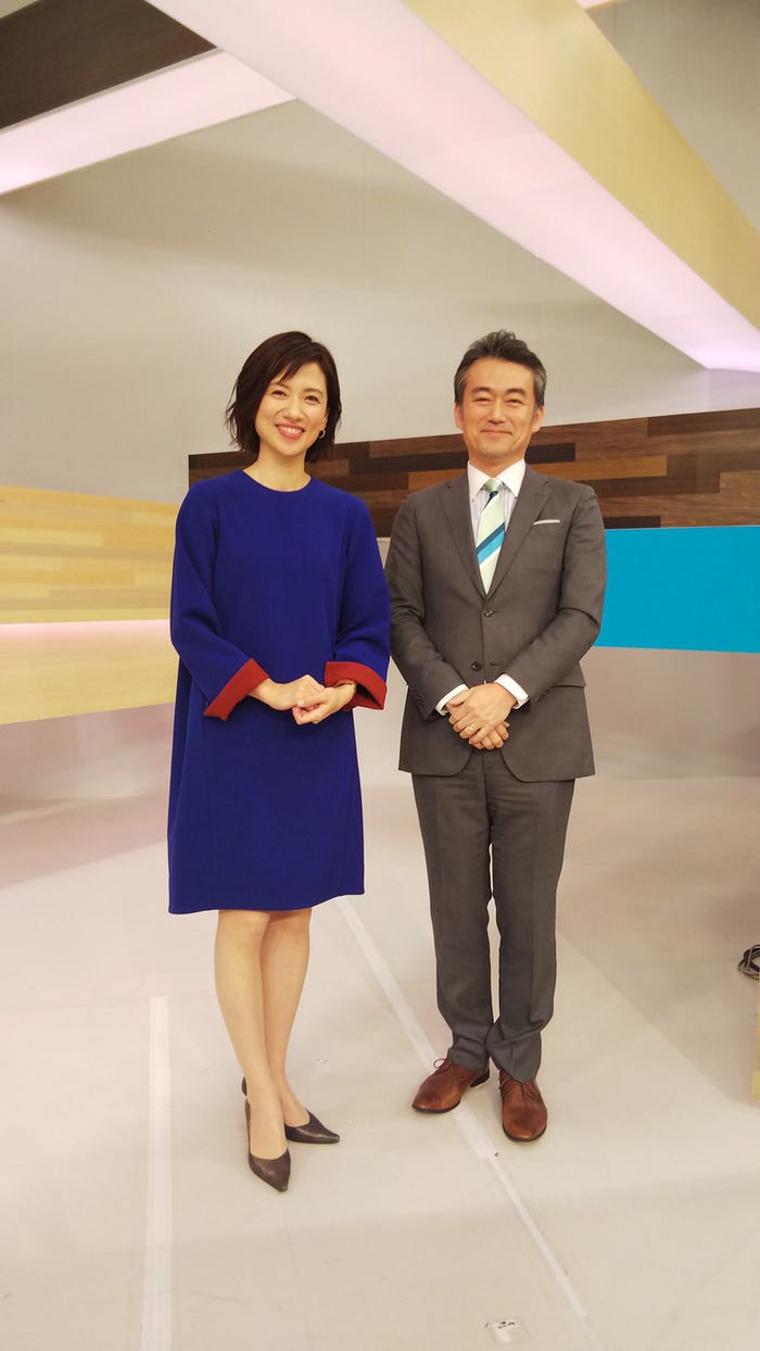 梅津弥英子アナウンサー、奥寺健アナウンサー/提供写真