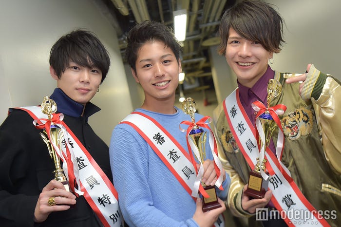 (左から)丸本拓永さん、臼田太晟さん、塙旺雅さん