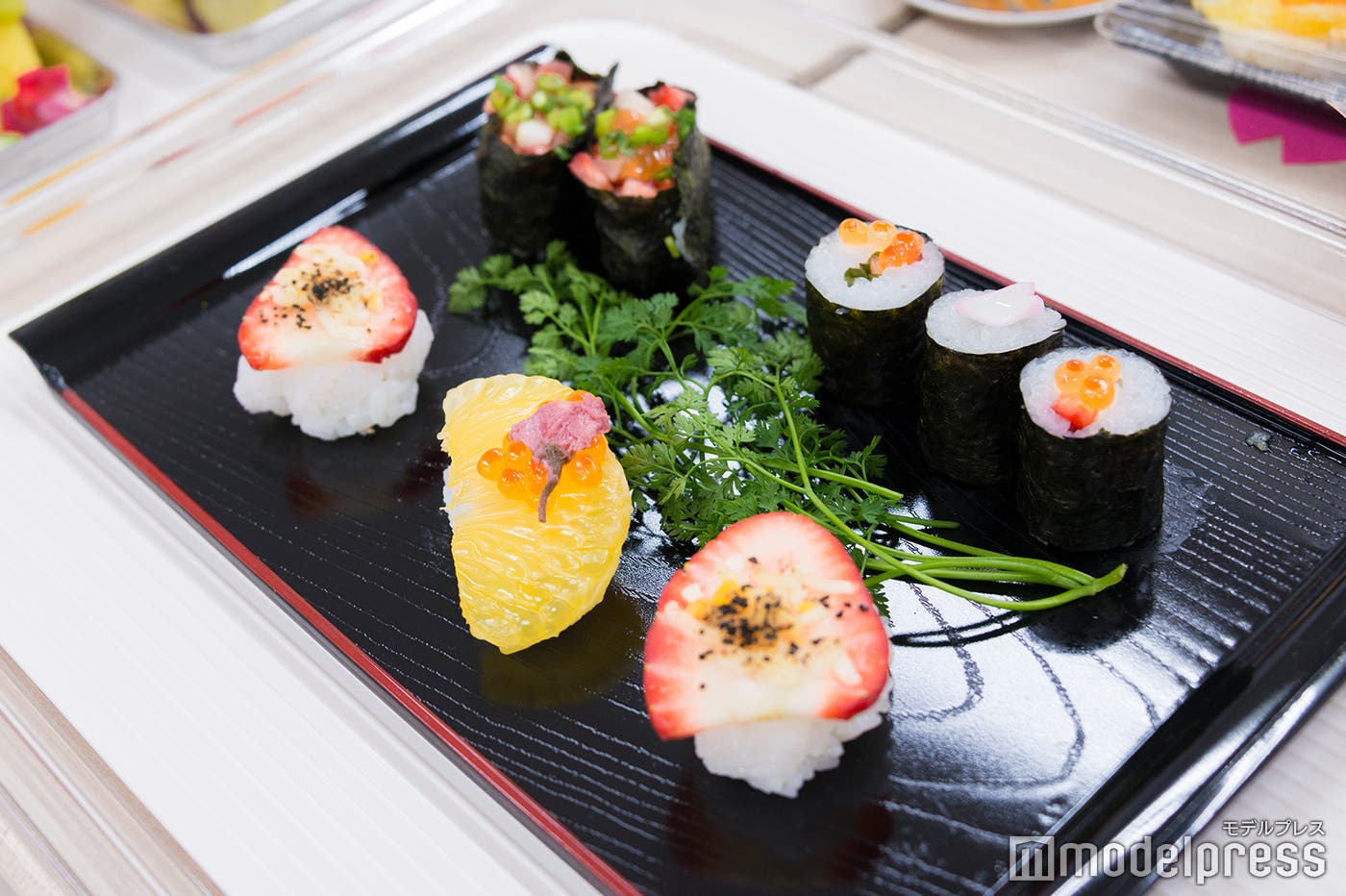 注目を集めていたフルーツ寿司 (C)モデルプレス
