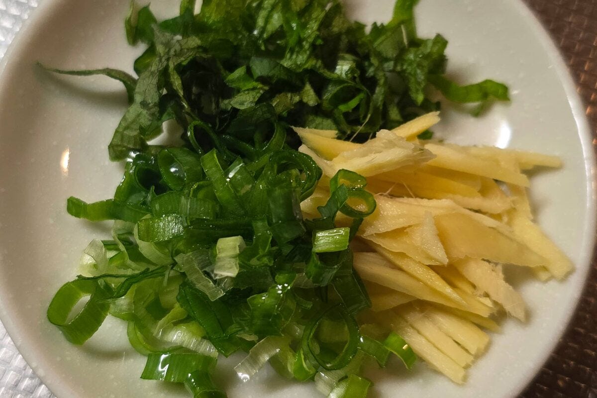 薬味カルパッチョ