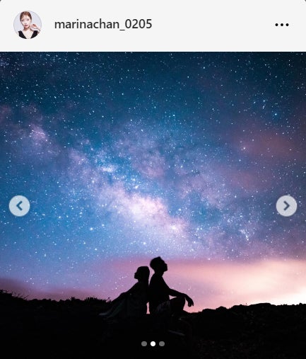 まりな、夫／まりなInstagramより